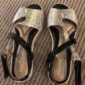 Dressy flat sandals